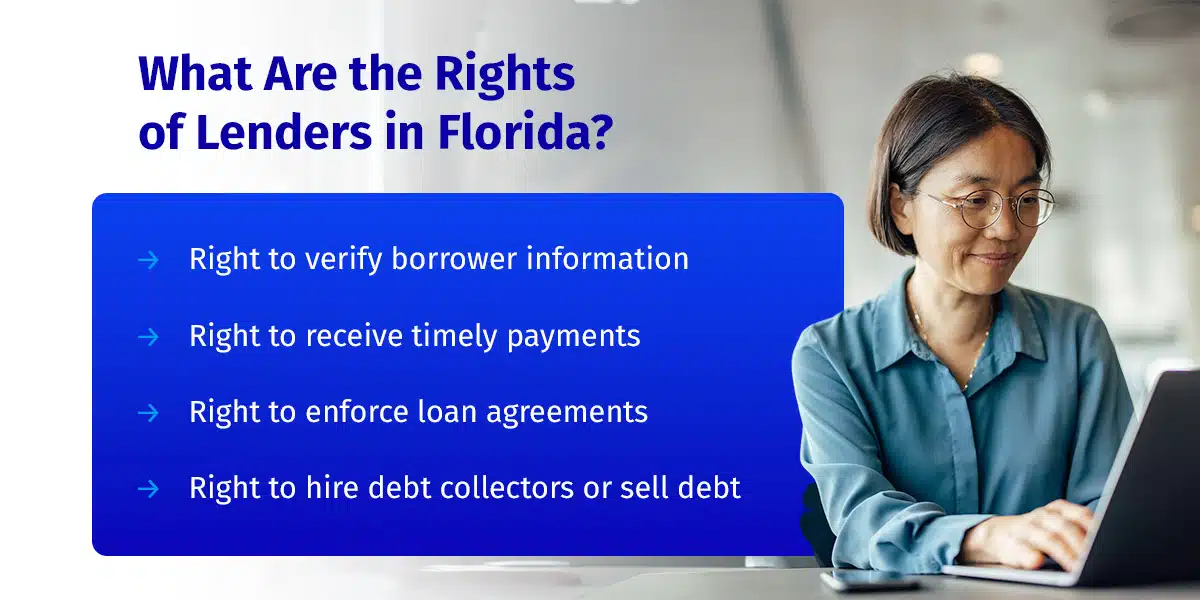 Florida Debt Collection Laws 2 02 What Are the Rights of Lenders in Florida