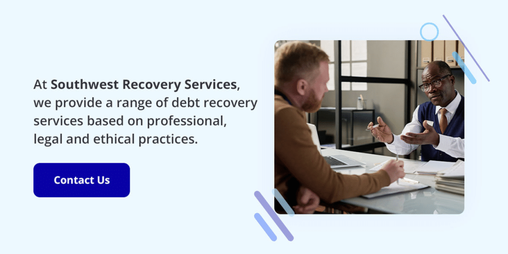 Debt Collection Agency in Sherman, TX: Best Companies, Cost & Reviews 7 Banner for Southwest Recovery Services