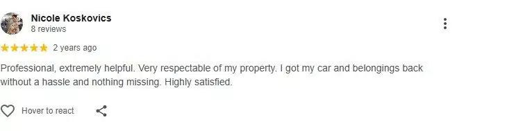 3 Best Collection Agencies in Youngstown, OH: Cost & Reviews 6 Google review praising professional and respectful service during a vehicle recovery